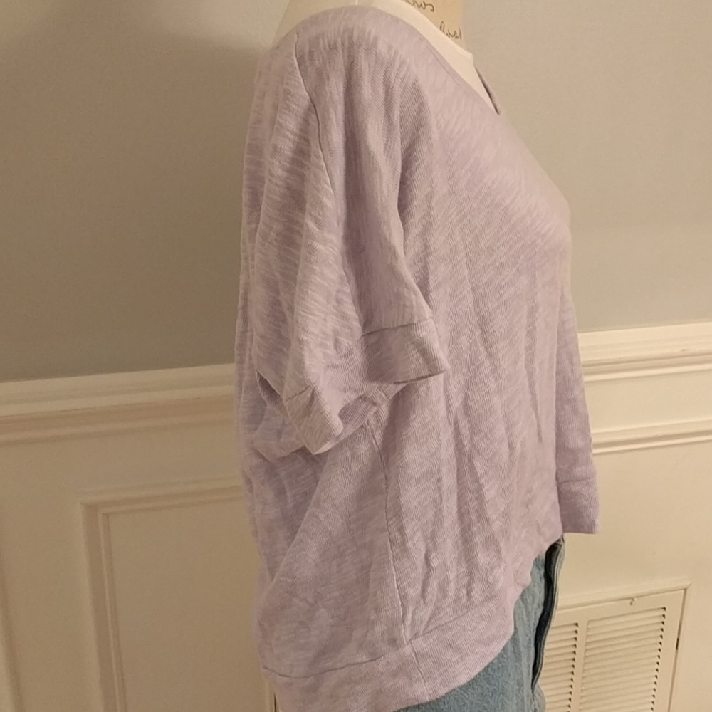 Top, Lilac, Hi-Lo hem - Picture 2 of 5